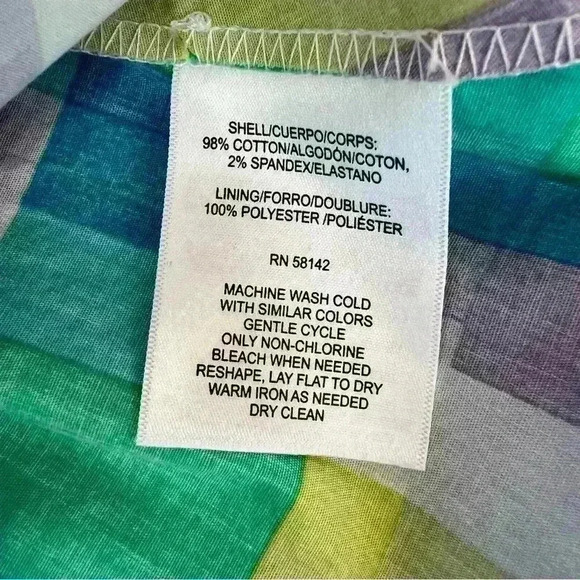 Donna Morgan Women’s Plaid Marina Mini Dress Size Medium - Picture 15 of 15